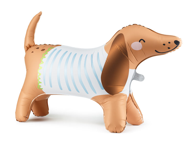 Dachshund foil balloon 28 inch – standing dog balloon party decoration