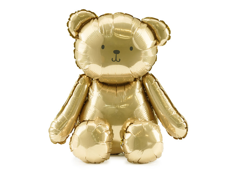 Golden Foil Balloon Bear for party decoration