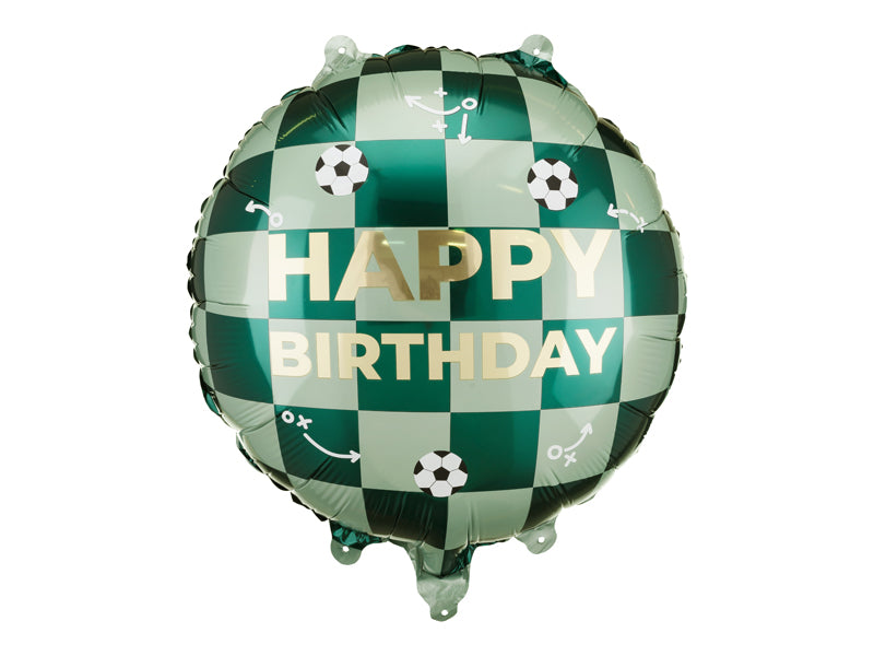 Birthday foil balloon with decorative balls for party decoration