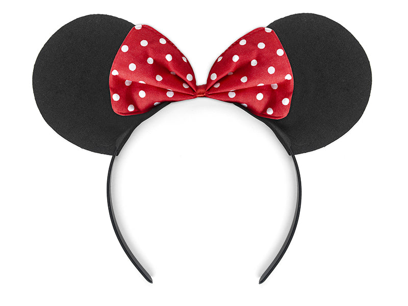 Headband Mouse Black & Red - OP2