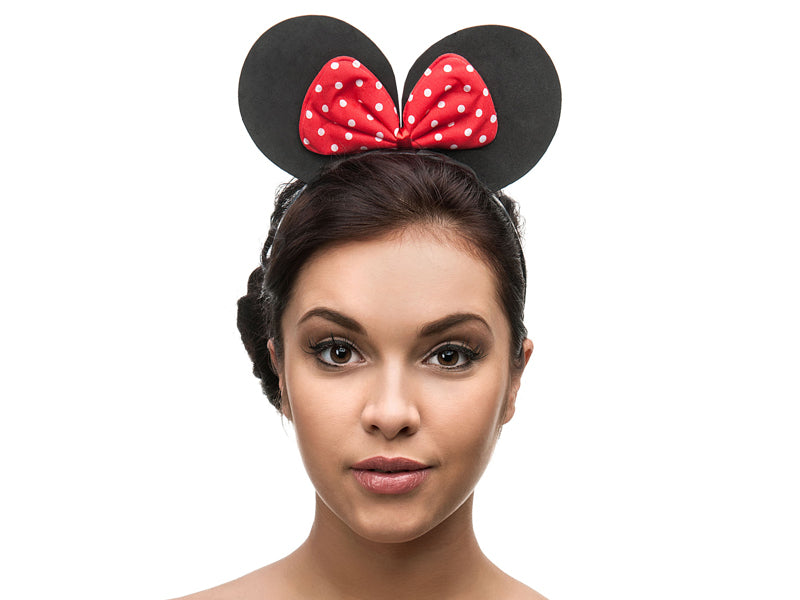 Headband Mouse Black & Red - OP2