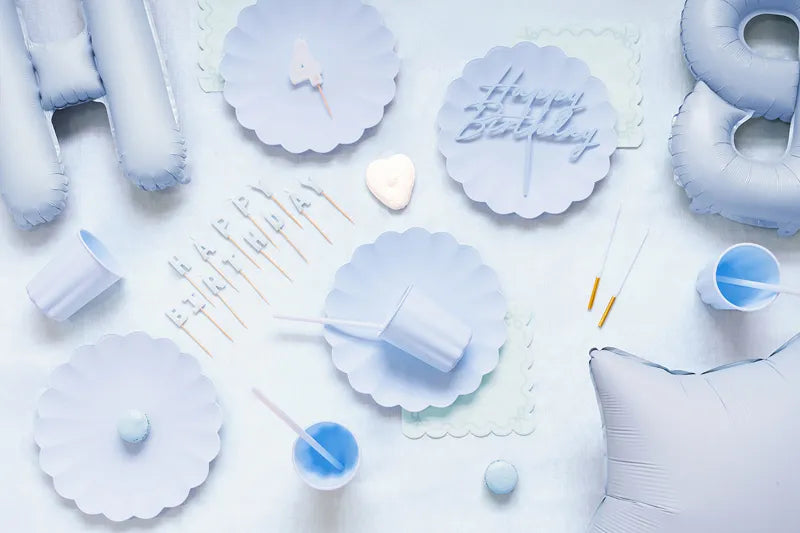 Ruffled Napkins Misty Blue - SP33-87-093