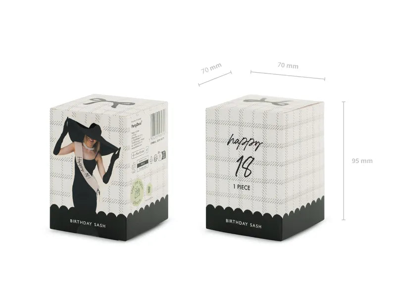 Happy 18 Sash - SUR1-18-079