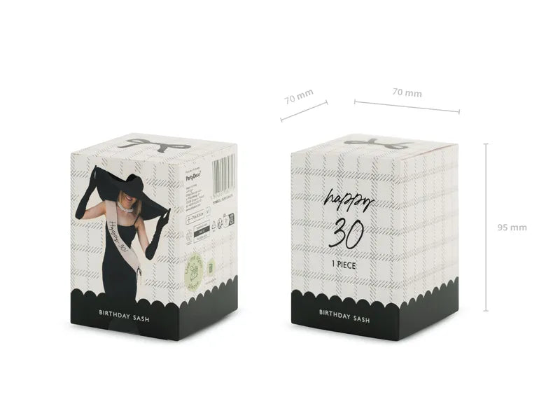 Happy 30 Sash - SUR1-30-079