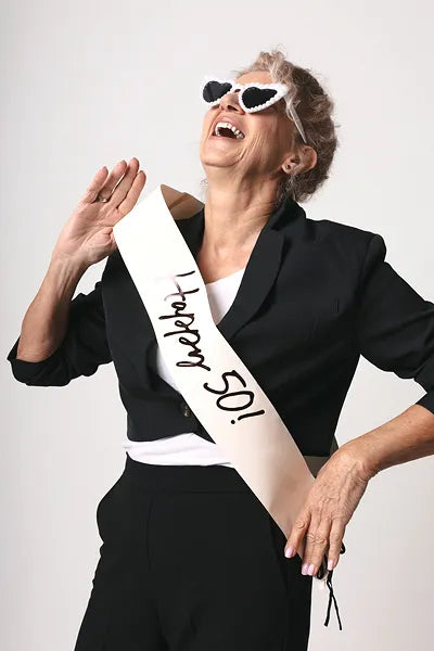 Happy 50 Sash - SUR1-50-079