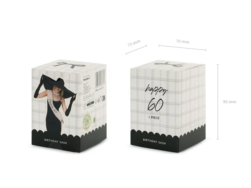 Happy 40 Sash - SUR1-40-079