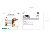 Standing Foil Balloon Dachshund - FB250