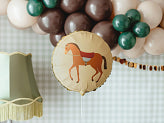 Brown Horse Foil Balloon Decoration