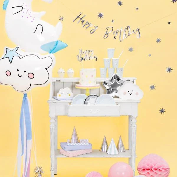 Paper Plates Star Silver - TPP34-018ME