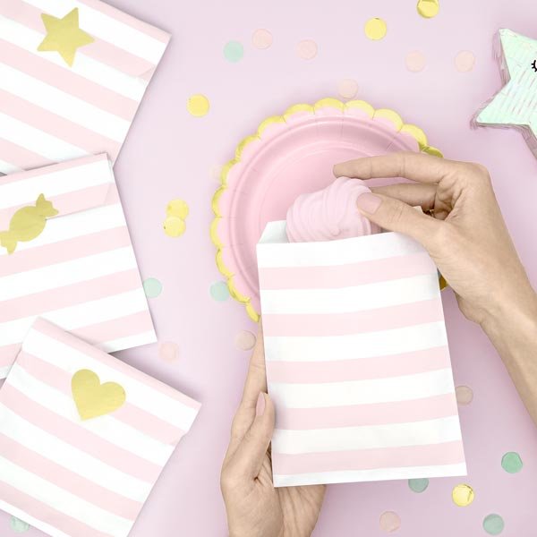 Treat Bags Yummy Light Pink TNSP5-081J