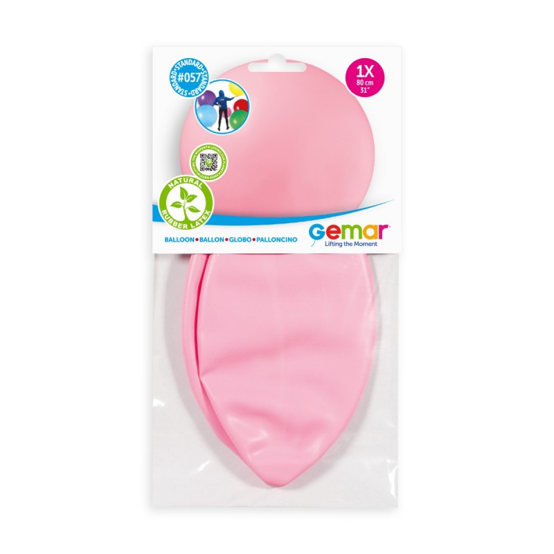 Gemar 31" Pink #057 Balloon (1/Bag) Gemar 31" Pink #057 Balloon (1/Bag)