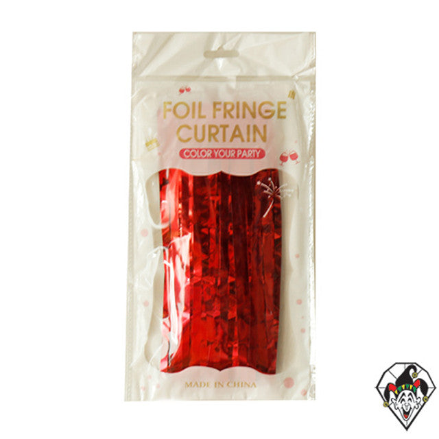 Red Foil Party Curtain 820108