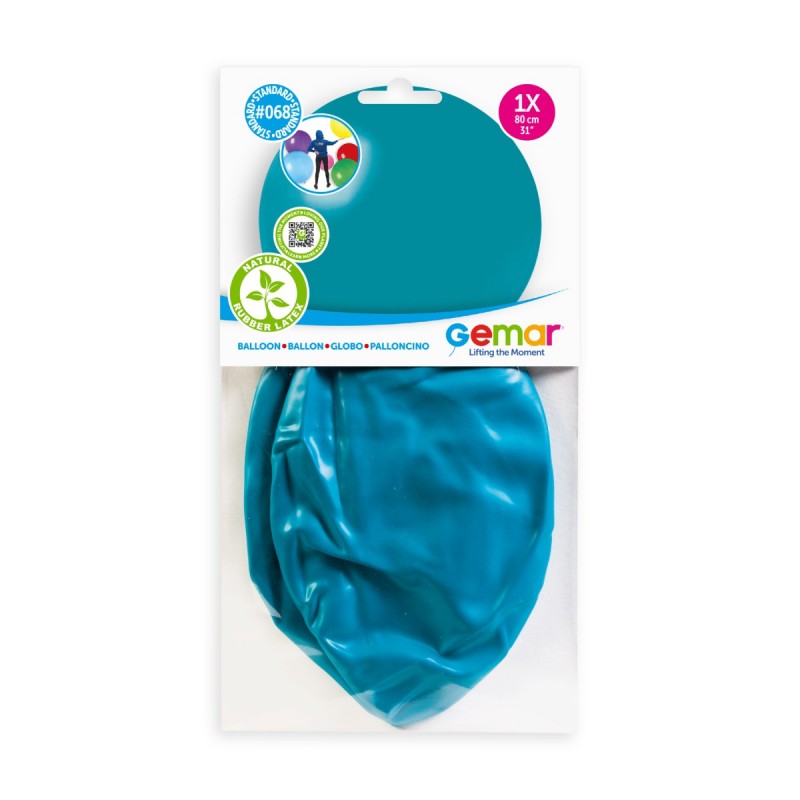 G30: #068 Turquoise 340228 Standard Color 31 in – Funny Balloons