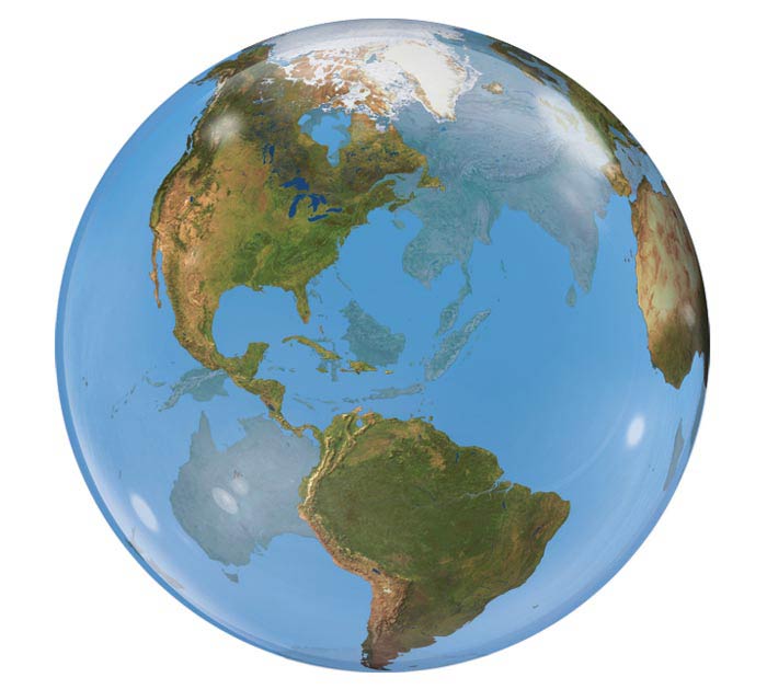 Planet Earth Bubble 16871