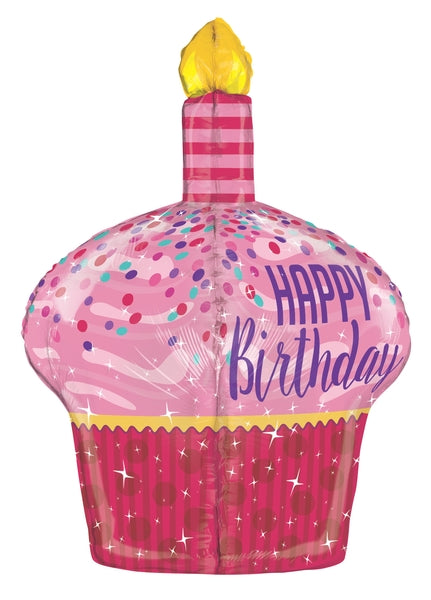 Dimensionals Birthday Sparkles Cupcake  35257