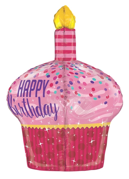 Dimensionals Birthday Sparkles Cupcake  35257