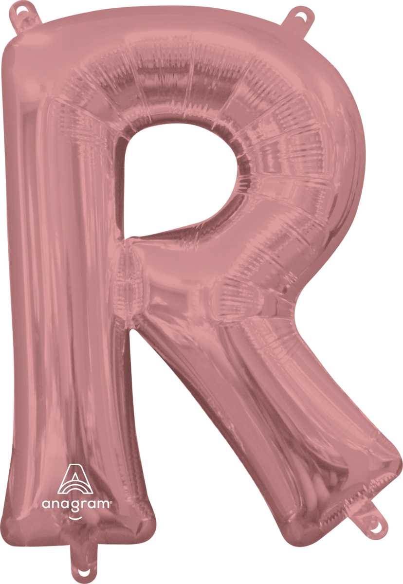 Rose Gold R Letter 3746901 - L16 – Funny Balloons Miami LLC
