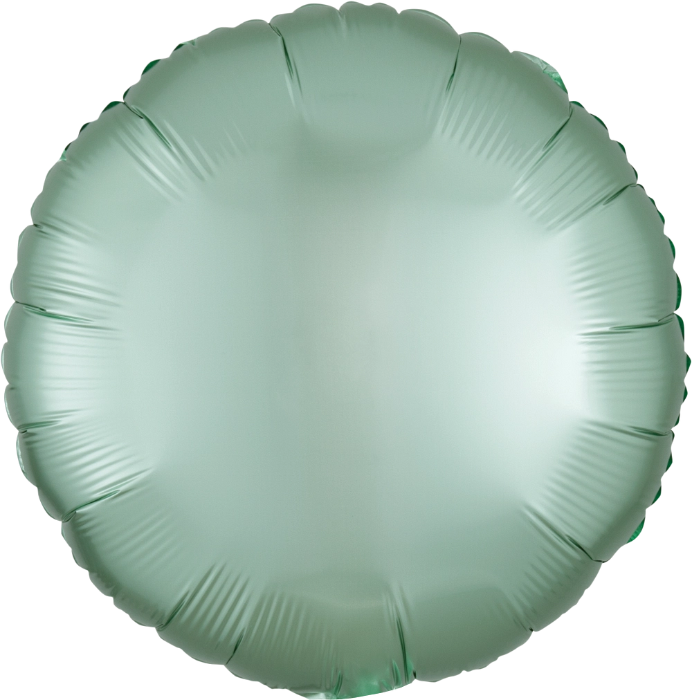Satin Luxe Mint Green Round 39913