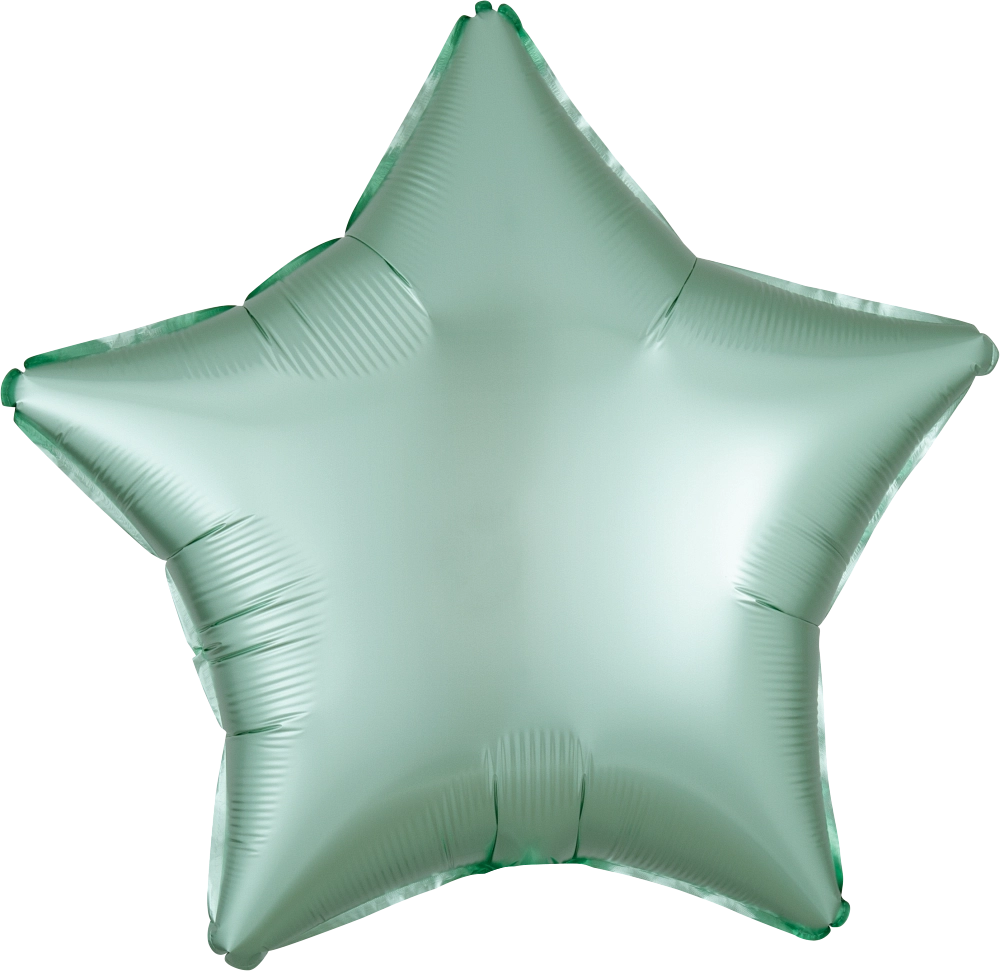 Satin Luxe Mint Green Star 39915