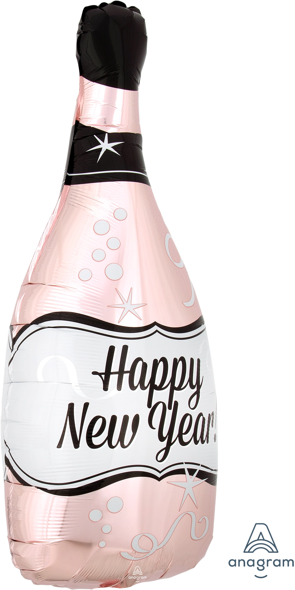 Happy New Year Rose Gold Bubbly Bottle 40442