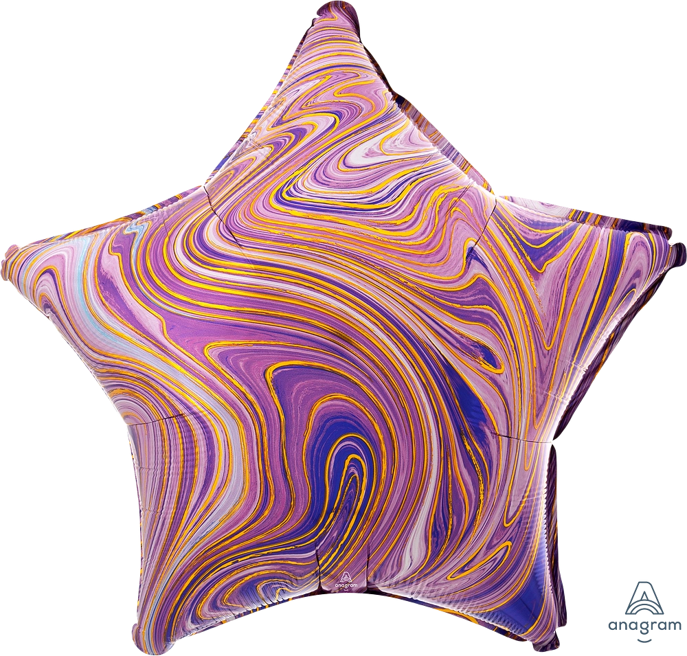 Marblez Purple Star 4210101 - 19 in