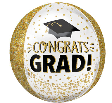 Congrats Grad Gold Glitter 4422701