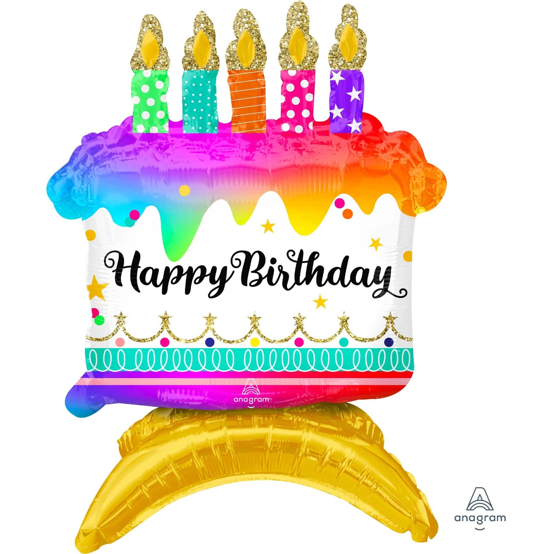 Happy Birthday Cake Centerpiece 4253911