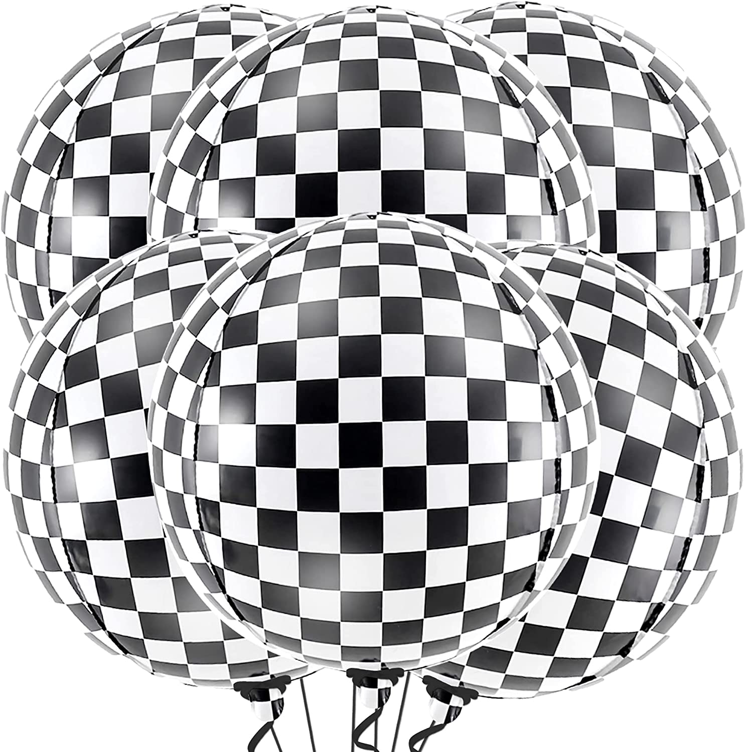 Racing Car Checkered Flag Sphere 65013