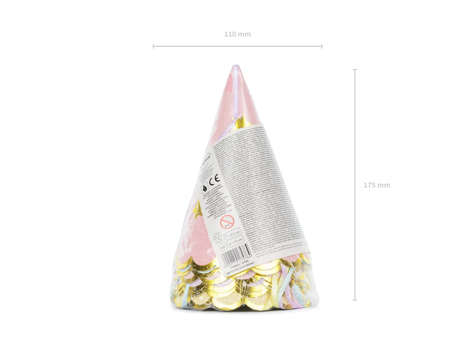 Party Hats Stars, mix, 5.7 in