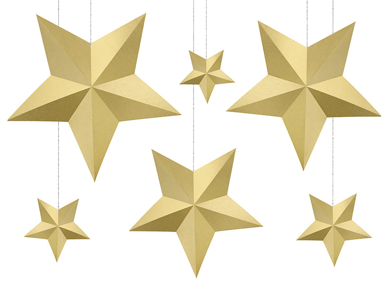 Decoration Stars Gold - DWG1-019