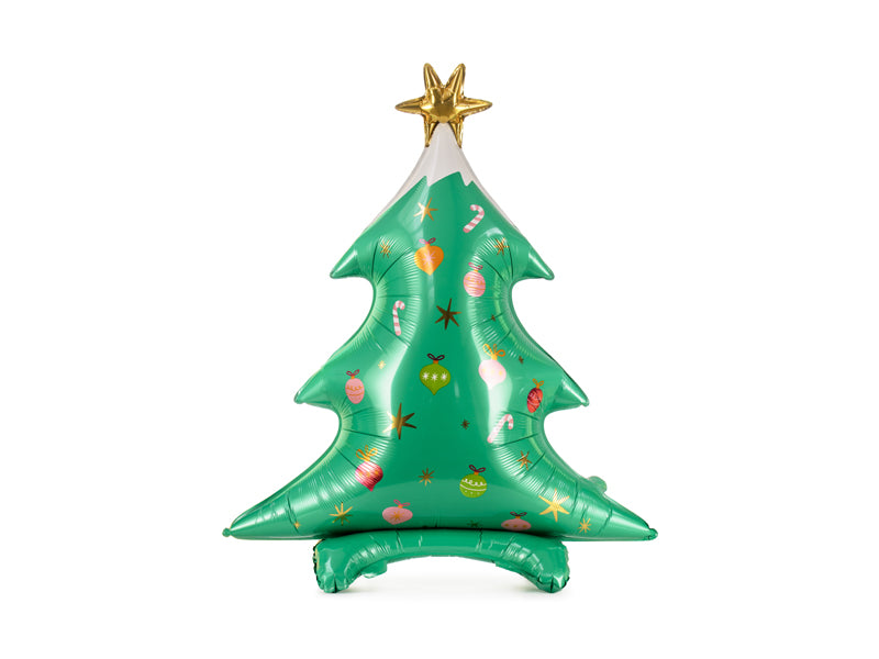 Standing Foil Balloon Christmas Tree Mix - FB114