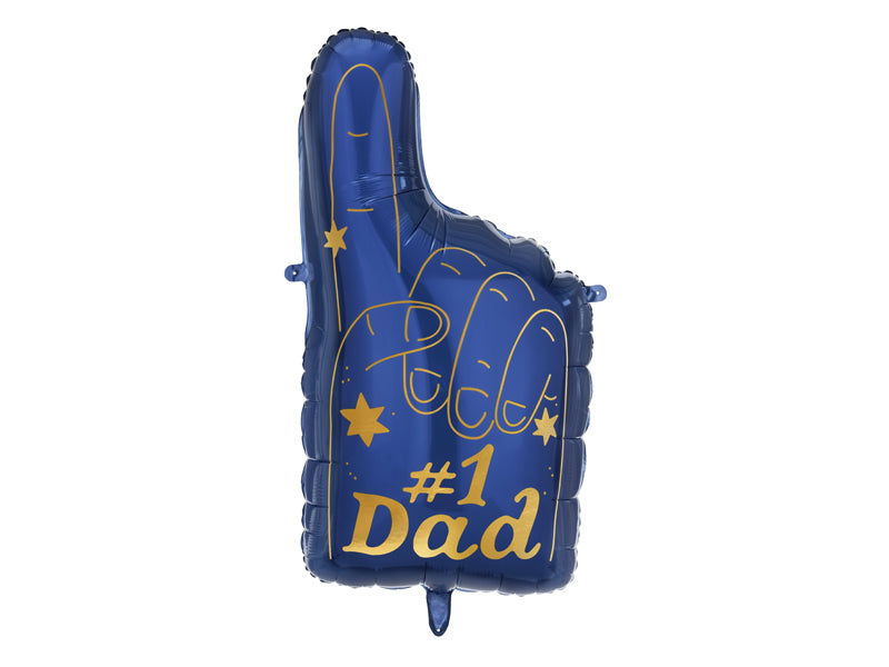 Foil Balloon #1 Dad, 18.1 x 34.0 in, mix