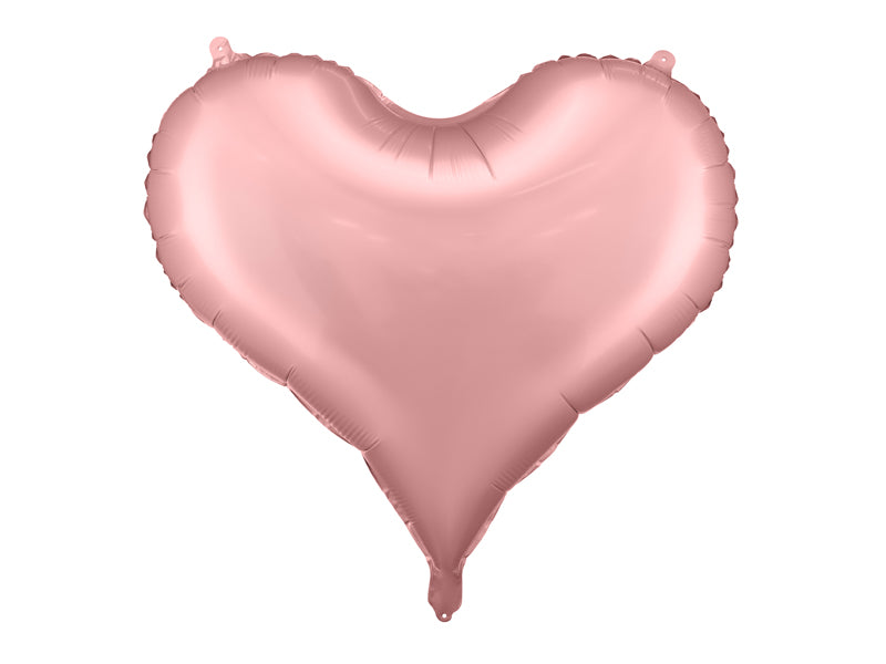 Foil Balloon Heart, 29.9 x25.4 in, light pink