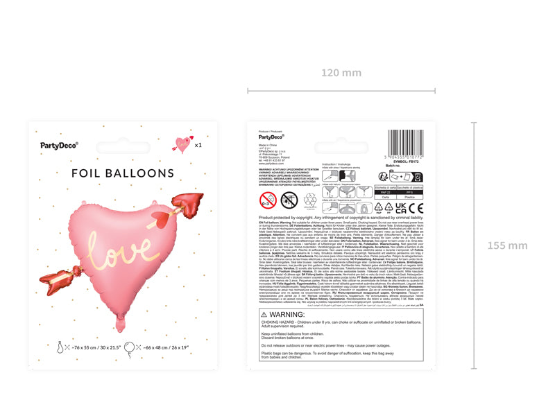 Foil Balloon Heart - FB172