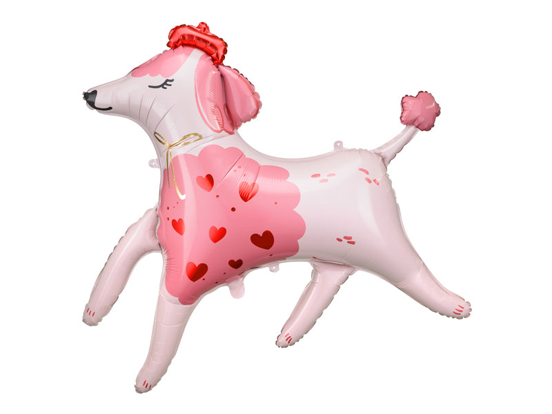Foil balloon Poodle, 46.9x42.5in, mix