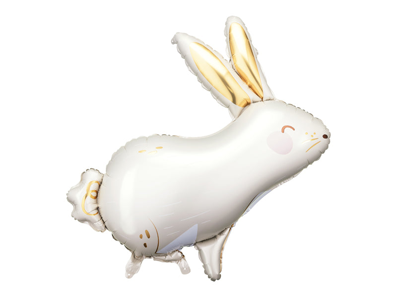 Foil Balloon Hare, 26.4 x 34.6 in, mix