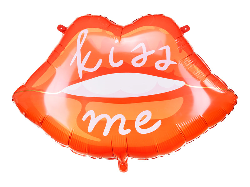 Foil Balloon Lips, 34.0 x 25.6 in, mix