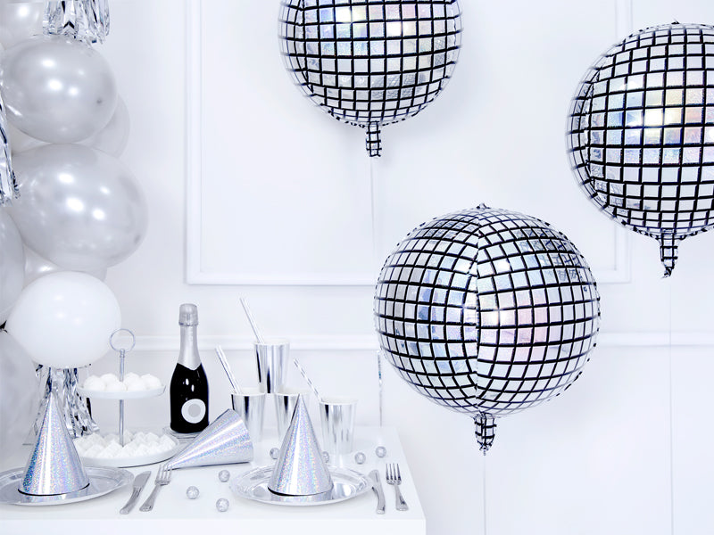 Foil Balloon Disco Ball, 15.7 in