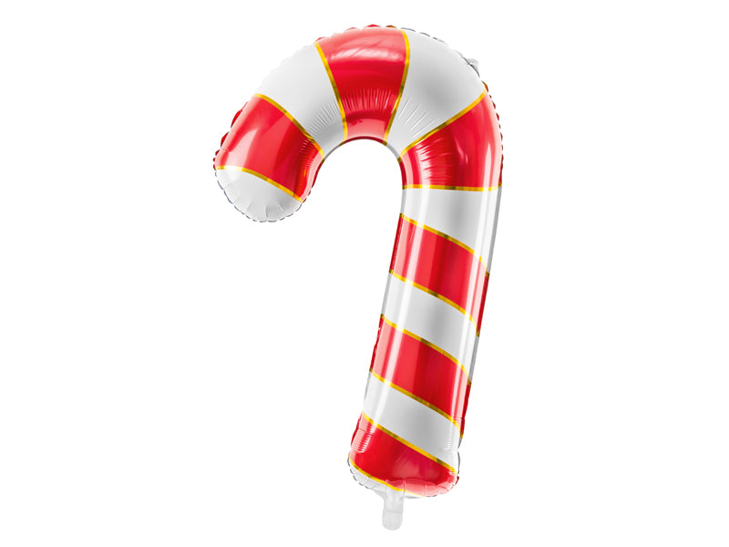 Foil Balloon Candy Cane Red - FB53-007