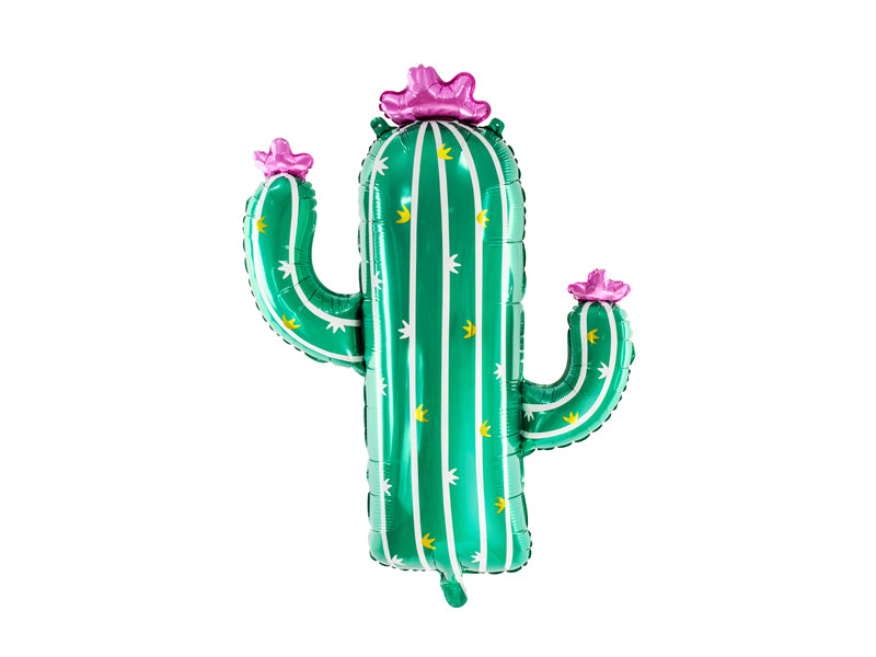 Foil Balloon Cactus, 23.6 x 32.3 in, mix