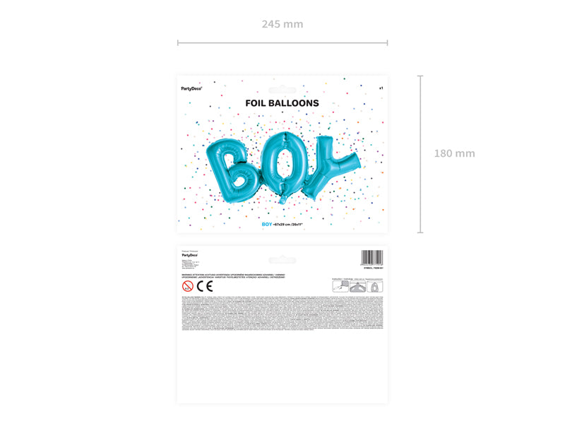 Foil Balloon Boy Blue - FB8M-001