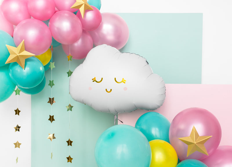 Foil Balloon Cloud, 20.1 x 14.0 in, mix