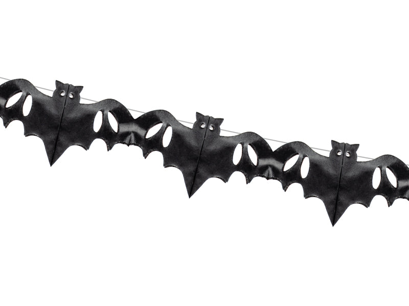 Tissue Garland Bats Black - GRB14