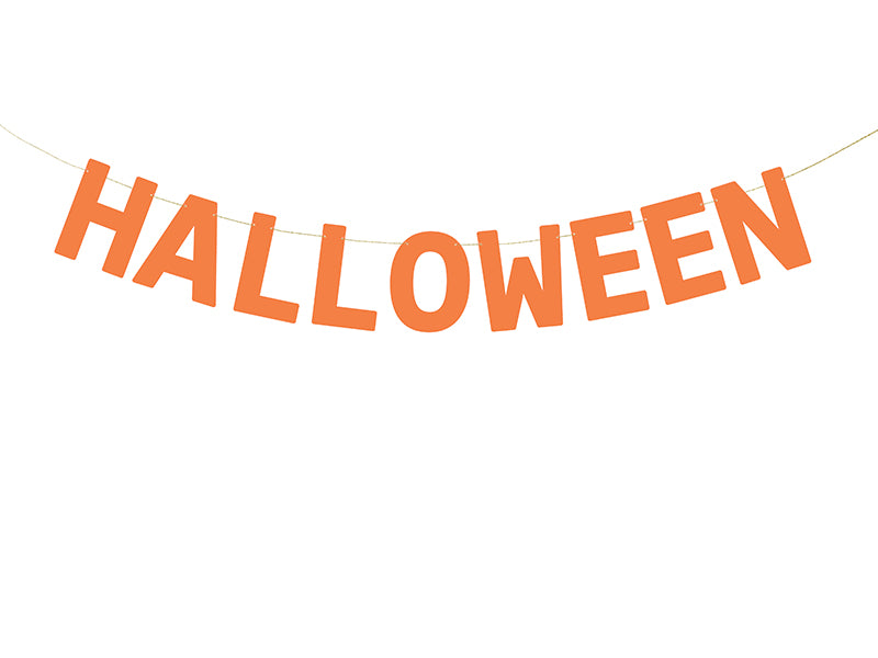 Banner Halloween Orange - GRL105