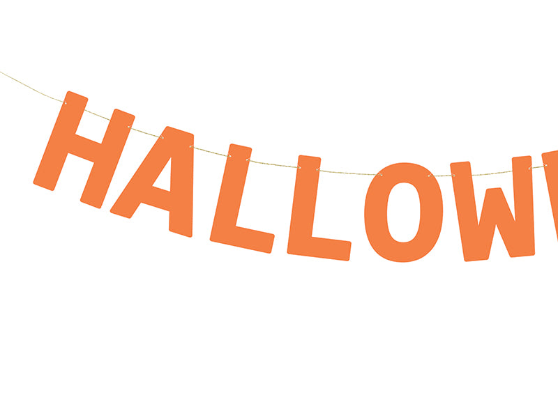 Banner Halloween Orange - GRL105