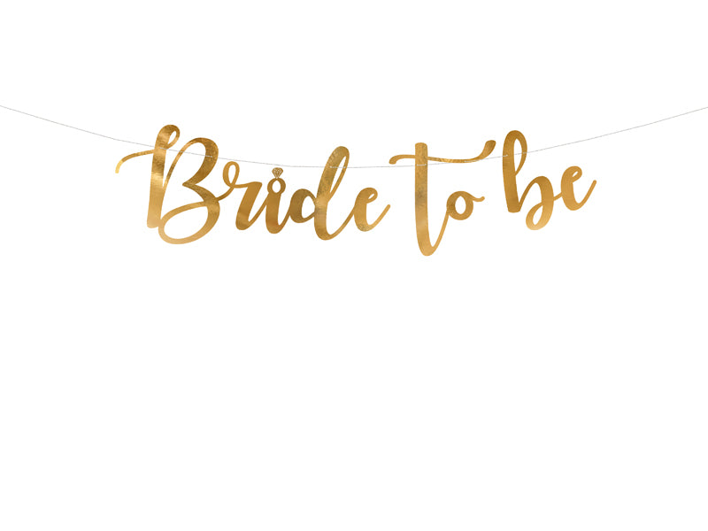 Banner Bride to Be Gold - GRL85-019M