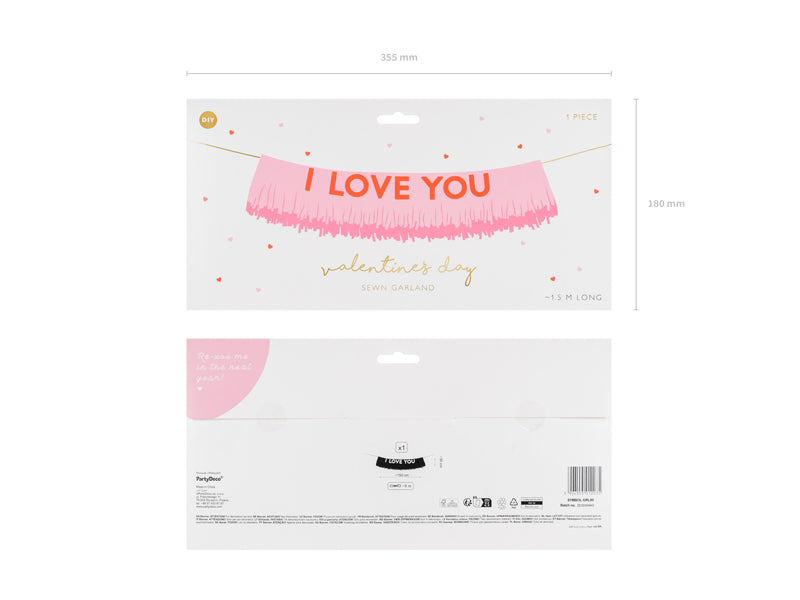 Banner I Love You Mix - GRL95