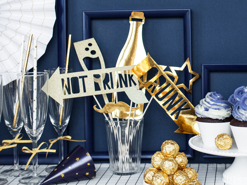 Photo Props Let's Celebrate Mix Gold - KNP24-019