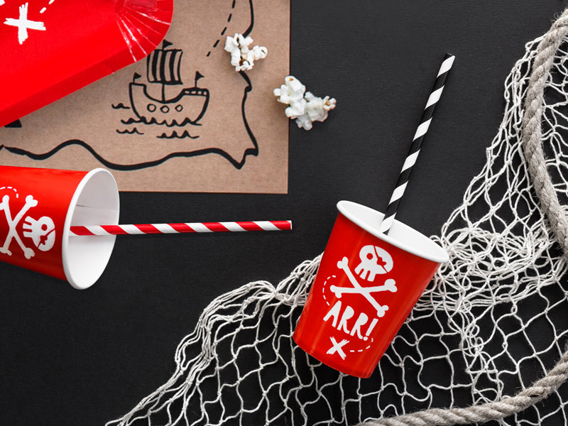 Cups Pirates Party Red - KPP15-007-EU2