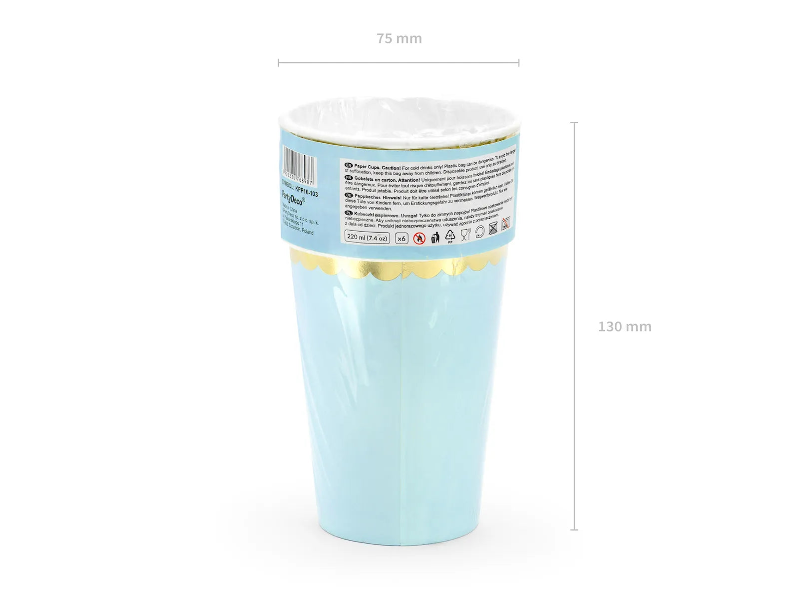 Cups Light Blue - KPP16-001J-EU2